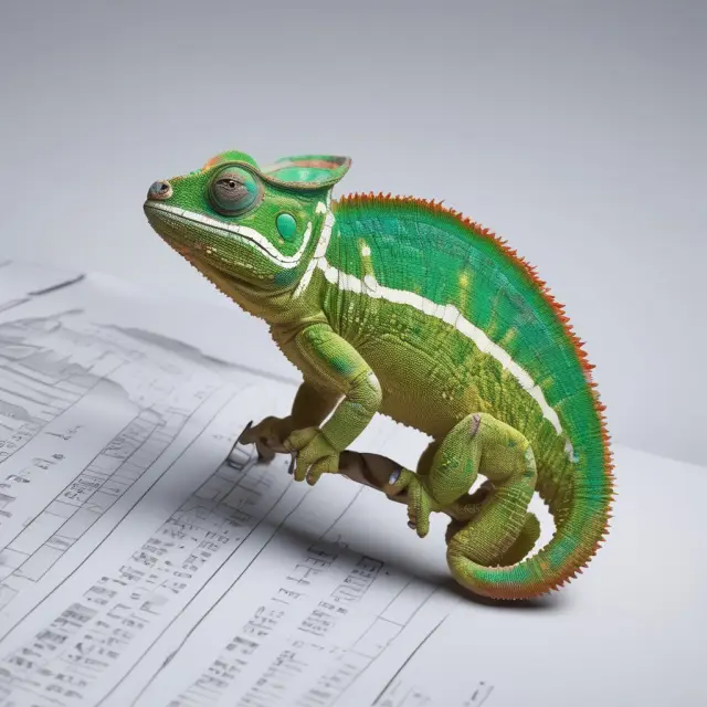 Chameleon illustrating customizable combination lease with separate financing and maintenance charges