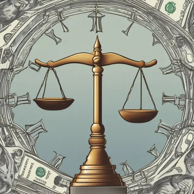 Two scales representing Leasing and Owning, balanced with hidden fees, long-term benefits, and flexibility