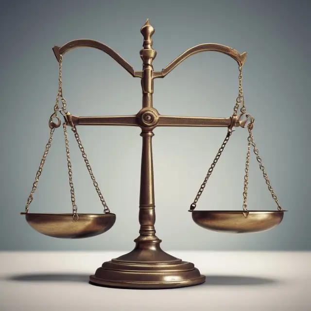 Tenants in triple net leases holding scales, representing shared property expenses with landlords