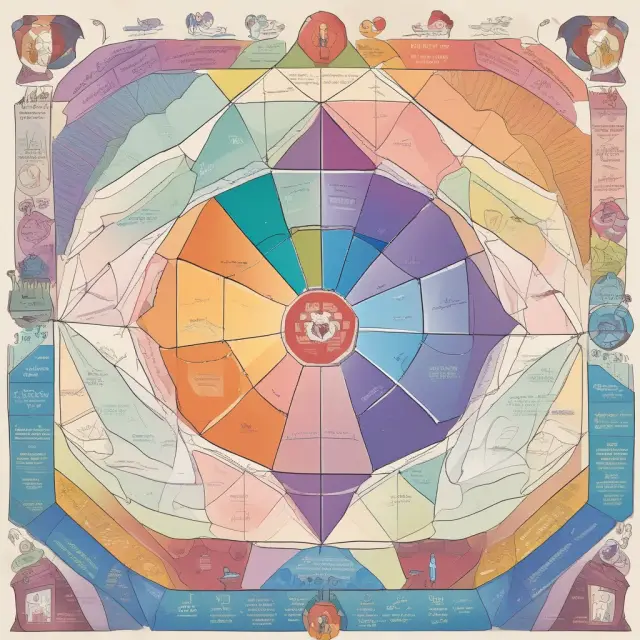 A colorful kaleidoscope showcasing how individuals