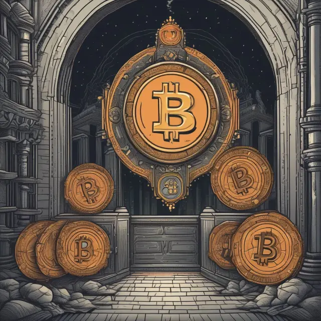 A sturdy bridge symbolizes swap contracts that connect traders to future values of Bitcoin and Ethereum while reducing counter-party risk