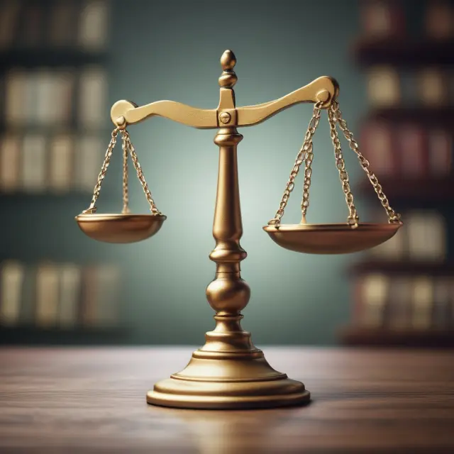 A balance scale holds the U.S. Code (U.S.C.) Title 12, OCC and FDIC symbols.