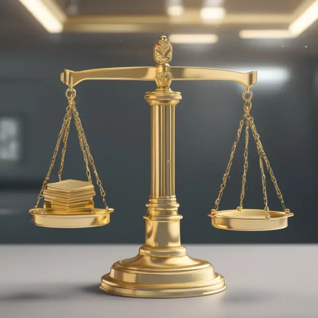 Banks compared on a balanced scale, one filled with gold blocks up to the legal lending limit
