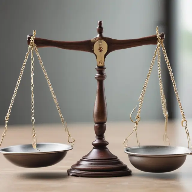 Image of two scales, one labeled 