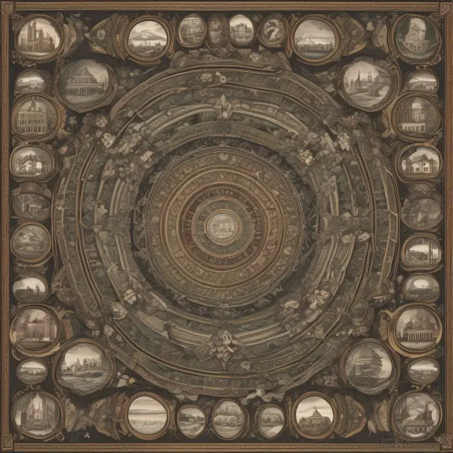 Meticulous mosaic of government Treasuries, corporate bonds, MBS, ABS, and munis composing the Bloomberg Aggregate Bond Index