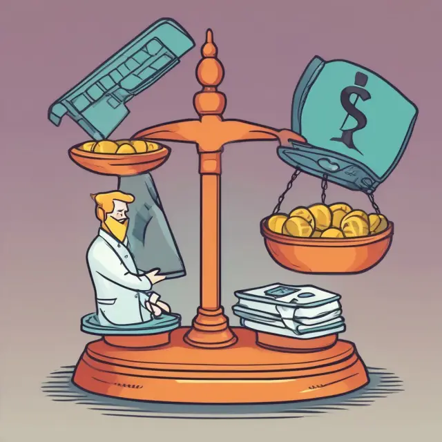 Two scales representing online lenders (speed and convenience) outweighing traditional lenders in a dynamic image