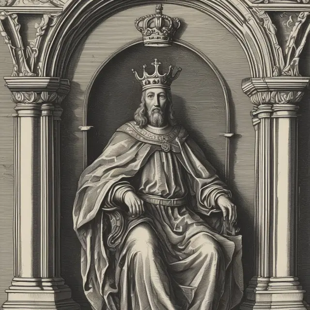 Medieval monarch offering emergency funds to troubled kingdoms as a symbolic lender of last resort, enhancing financial stability