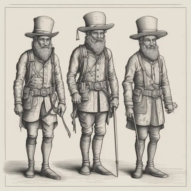 Three siblings (mesokurtic normal, platykurtic, and leptokurtic distributions) embarking on a journey, with leptokurtic distribution as the explorer exhibiting heavier tails