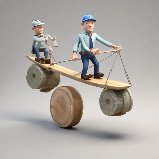 An image of a teeter-totter with 