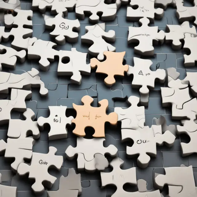 A lessor depicted as a puzzle piece bridging an asset and lessee through a lease agreement