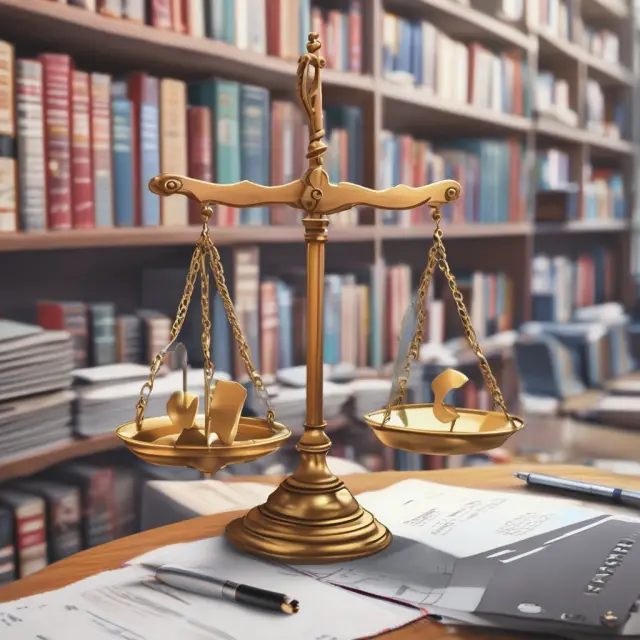 An image of a balanced scale symbolizing the relationship between a lessor (landlord) and a lessee, with both parties engaging in asset lease agreements.