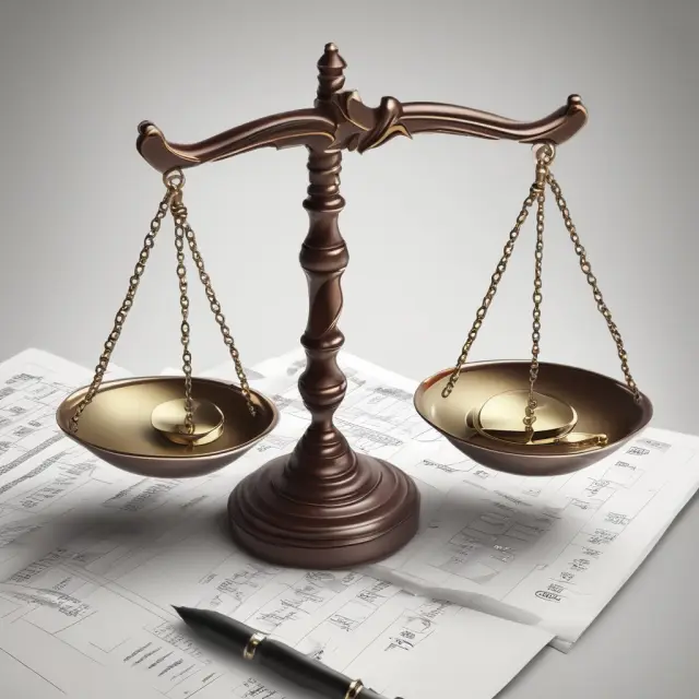 A scale represents a deal