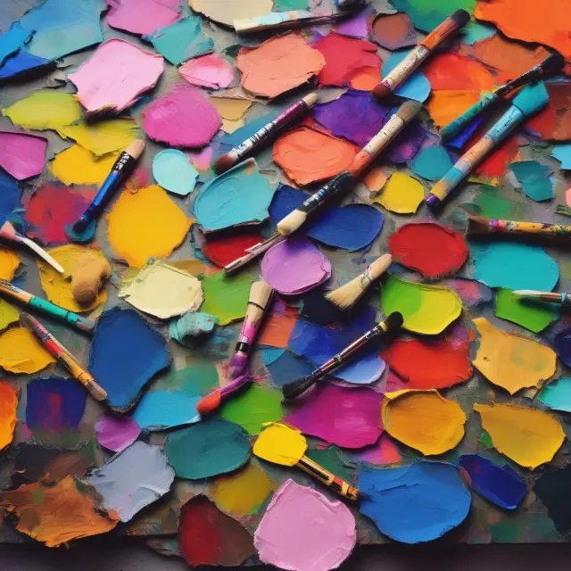 A vibrant artists