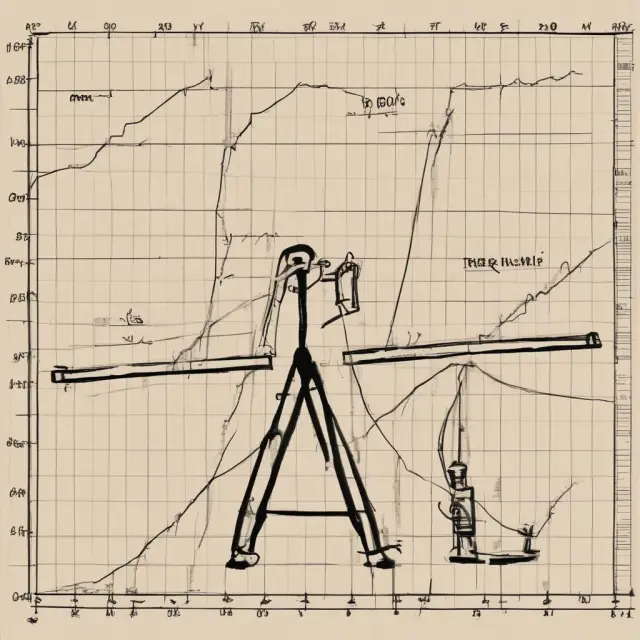 Image of a seesaw balancing between the best available buy and sell prices (highest bid and lowest ask) in a stock market context.