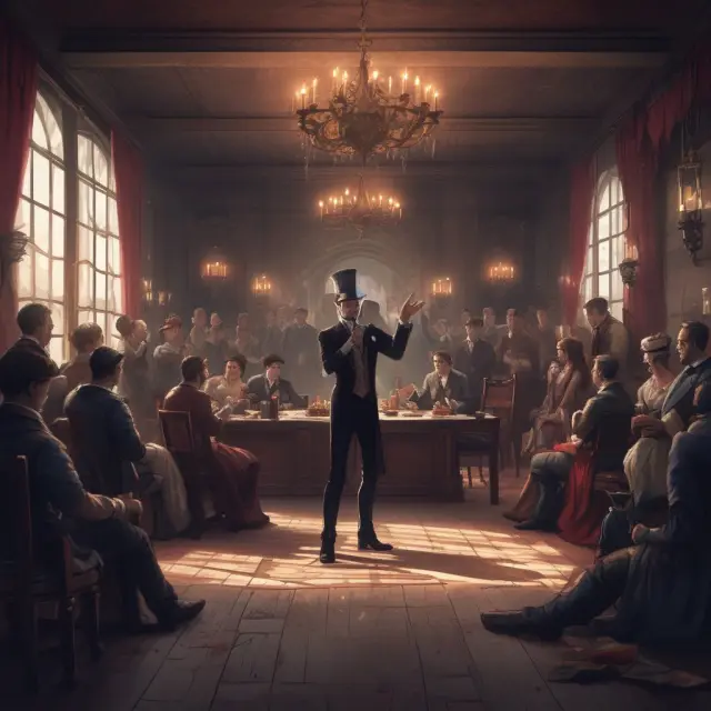 An illusionist, surrounded by a gathering of curious investors, unveils the truth behind common misconceptions about Level 1 quotes