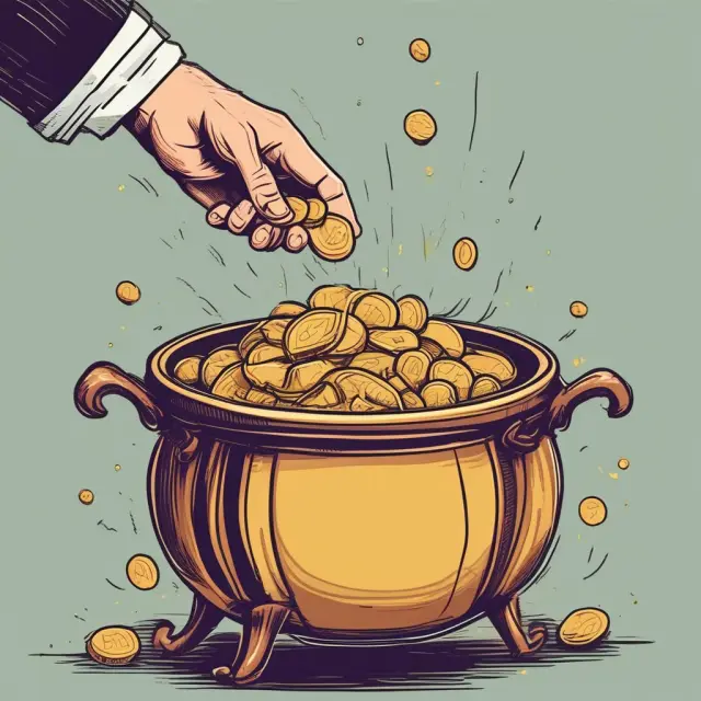 An investor concocting financial gains through leveraged buybacks with increased EPS and share prices