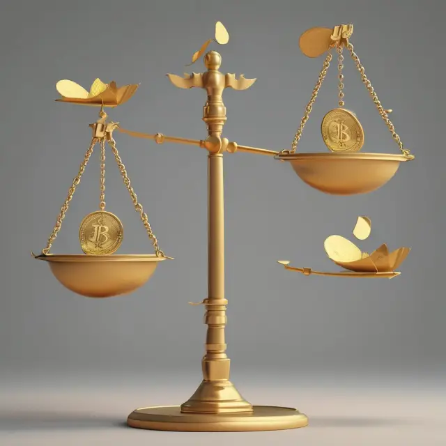 Banks balancing scales illustrating leverage ratios and their impact on capital requirements, lending practices, and regulatory oversight.