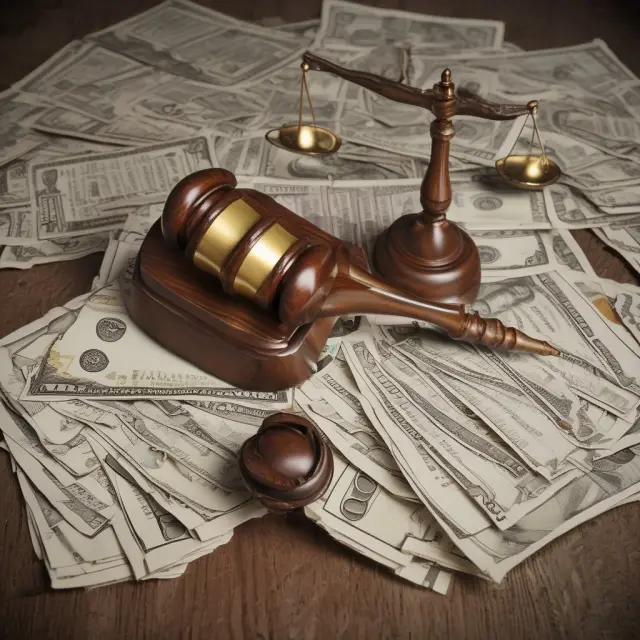 Metaphorical image comparing levies and liens as distinct legal instruments in the hands of creditors and debtors