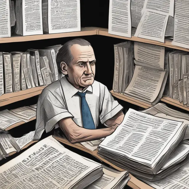 A digital wave propagating false statements, symbolizing libel