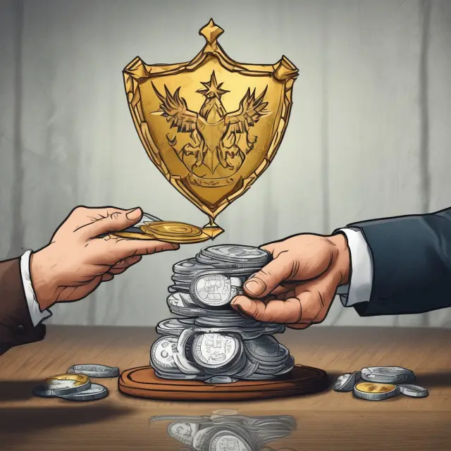 Comparing Liberty Bonds and Savings Accounts: Golden shield for war bonds vs. Silver coins for tax-free accounts