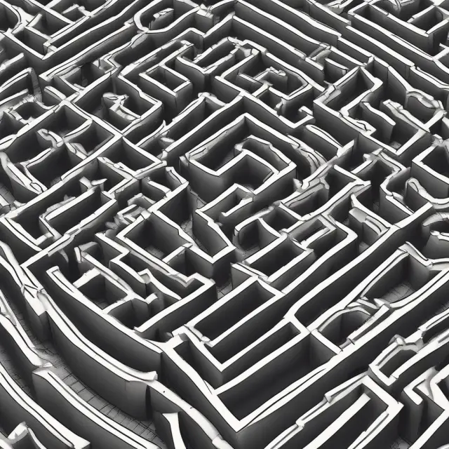 An image of a complex maze representing the intricate connections between the implicated banks in the LIBOR Scandal.