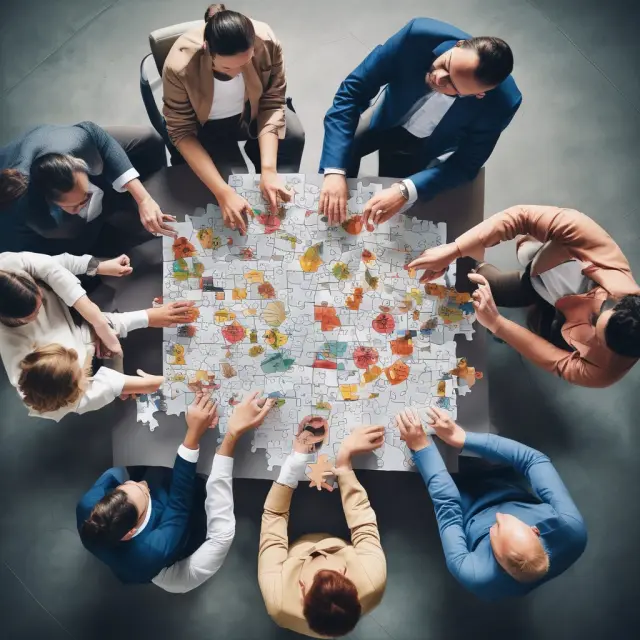 Two businesses joining forces to form a complete market image through a licensing agreement. Revenue generation and risk mitigation.