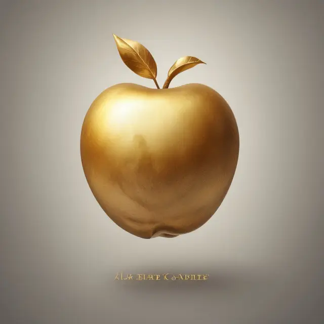 A golden apple symbolizing the life estate