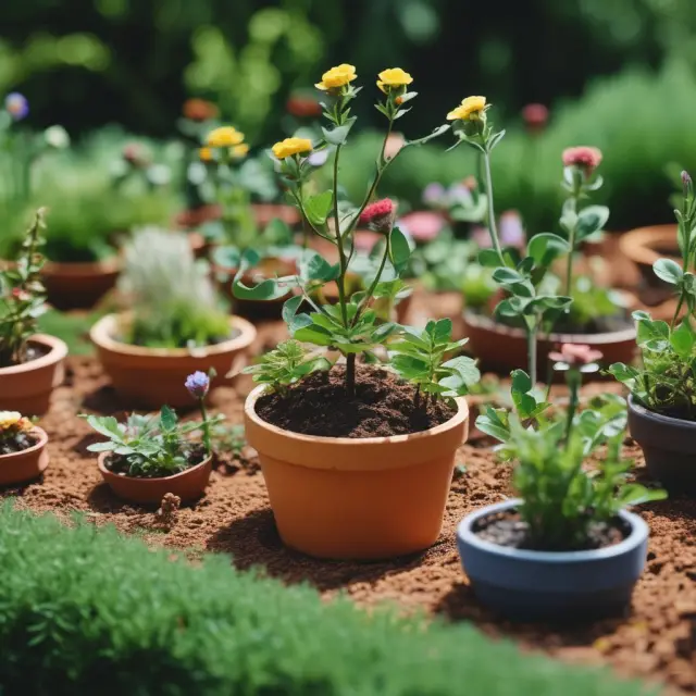 An image of a flourishing garden representing a Life Income Fund, filled with diverse plant types symbolizing mutual funds, ETFs, segregated funds, cash, and bonds
