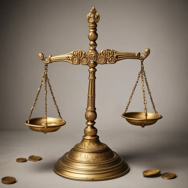 Golden scales held by an ancient broker symbolizing fiduciary duties, conflicts of interest in the life settlement market.