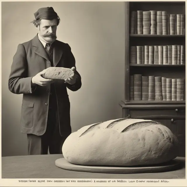 Time traveler examining how inflation affects the cost of a loaf of bread throughout different decades