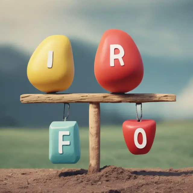 An illustration of a seesaw comparing the Last In, First Out (LIFO) and First In, First Out (FIFO) inventory methods, with a modern item symbolizing LIFO
