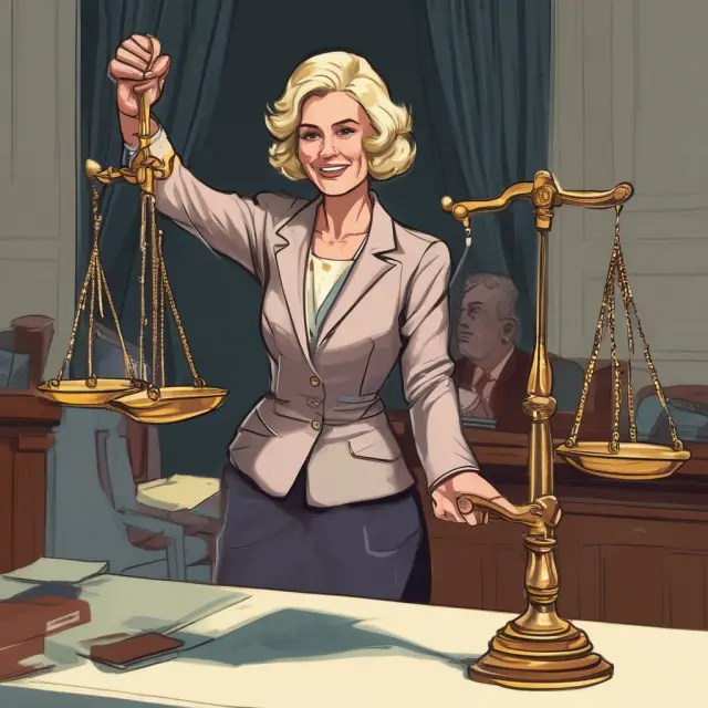 Lily Ledbetter, activist, holding a balance between fair paychecks for women and men