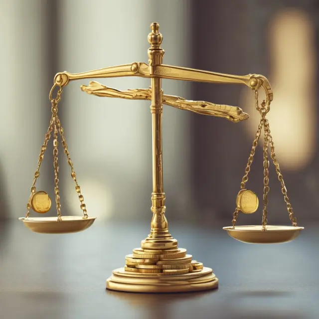 Golden scales tilting towards justice coins symbolize the Lilly Ledbetter Fair Pay Act and its impact on wage discrimination