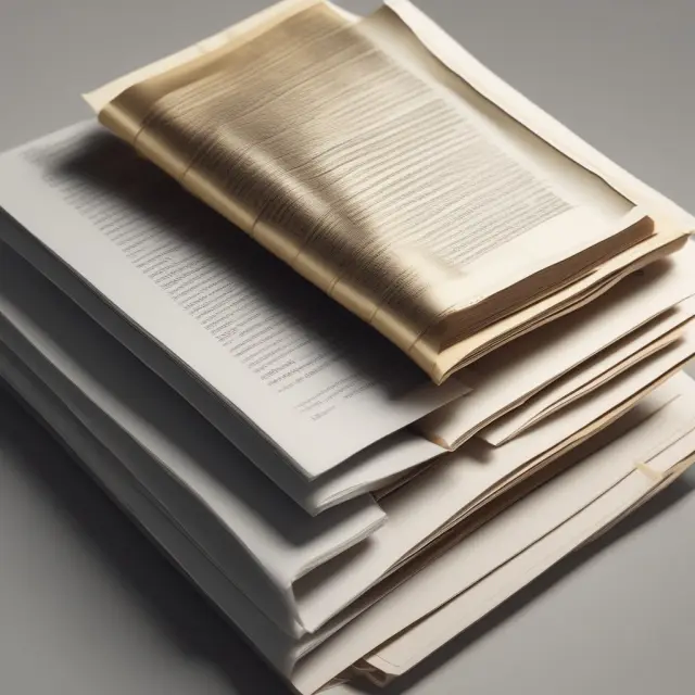 Golden pages of a law book opening to reveal essential details about condominium declaration documents and limited common elements