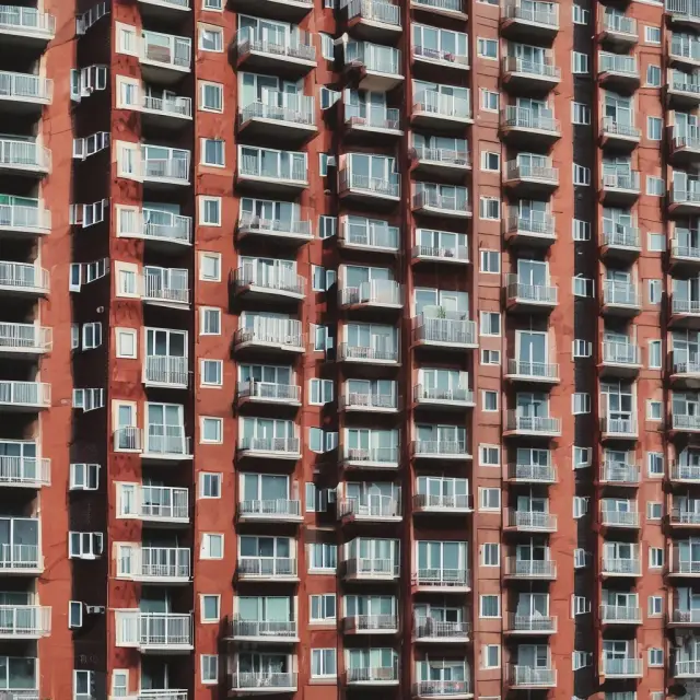 A colorful patchwork quilt symbolizing various condominiums, with each state represented as a unique patch, illustrating diverse laws governing the management of limited common elements