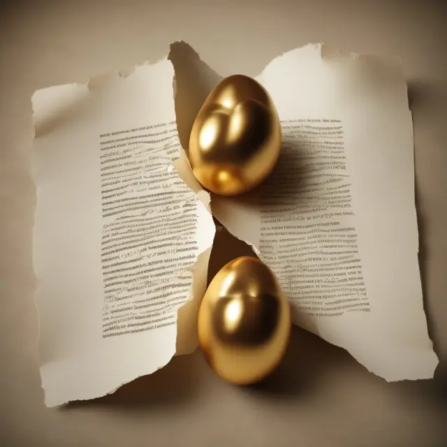 An image of golden eggs resting on a parchment representing limited partnership opportunities