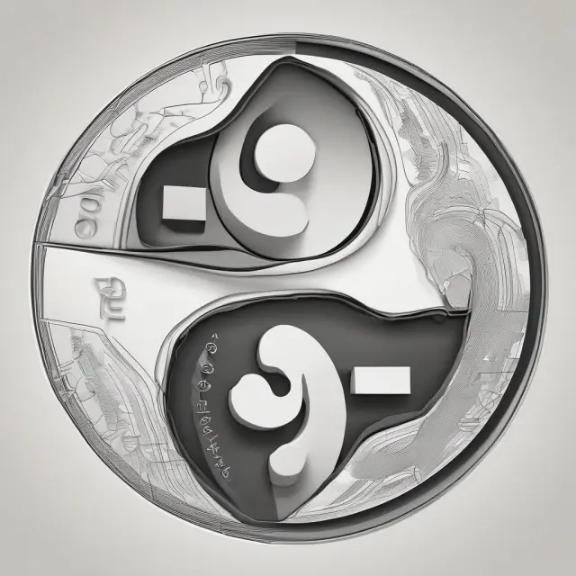 A visualization of corporations (double taxation) and LLCs (pass-through taxation) forming a yin & yang, illustrating the balance between personal income taxes and business structures.