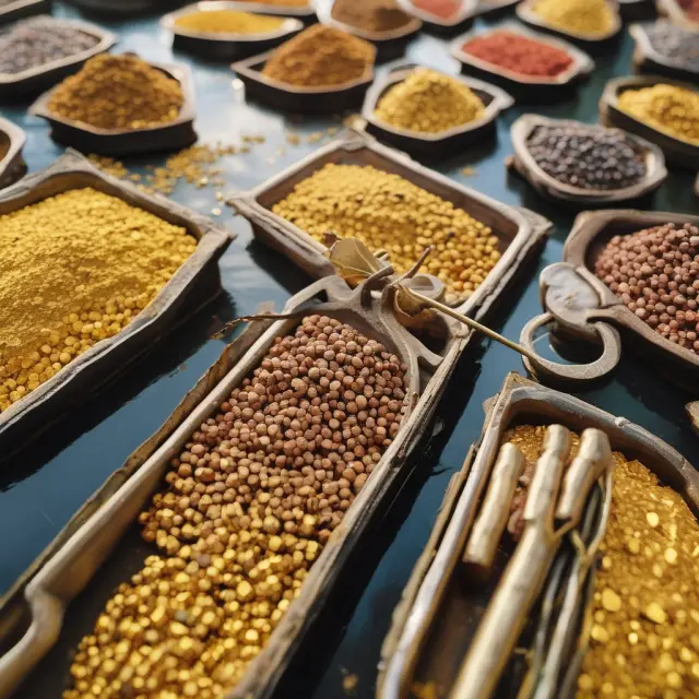 A golden key opening a treasure chest filled with various commodities and natural resources, representing the diversified opportunities offered by MLPs in this sector