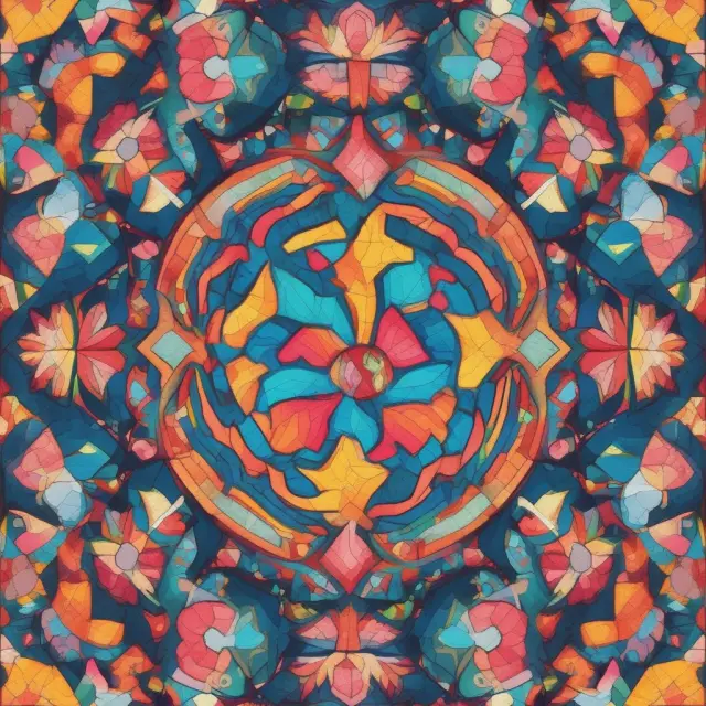 An assortment of Limited Partnership Units forming a colorful kaleidoscope puzzle, representing various investment opportunities, risks, and the diverse sectors accessible through LPUs