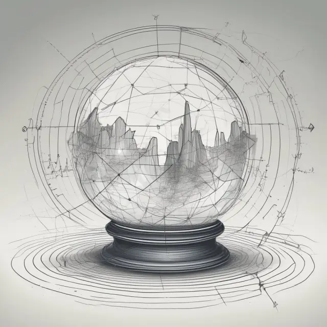 Line graphs navigating challenges in interpreting excessive data points and avoiding manipulations in finance