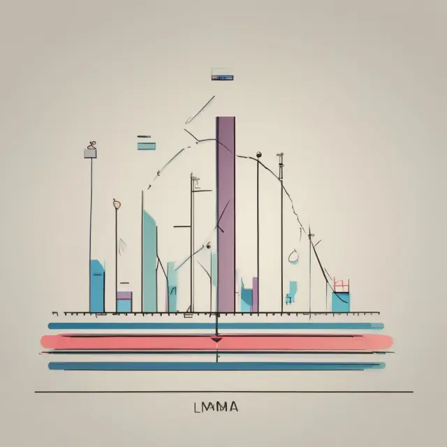 See-saw balancing past and current data points to illustrate LWMA