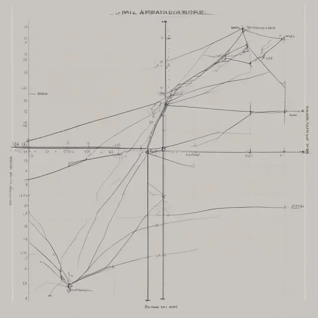 Visual representation of linear relationships between finance variables