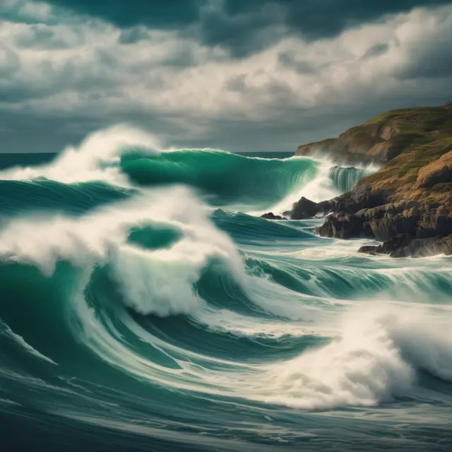Liquidated assets creating ripples in a credit score ocean, representing individual and corporate consequences
