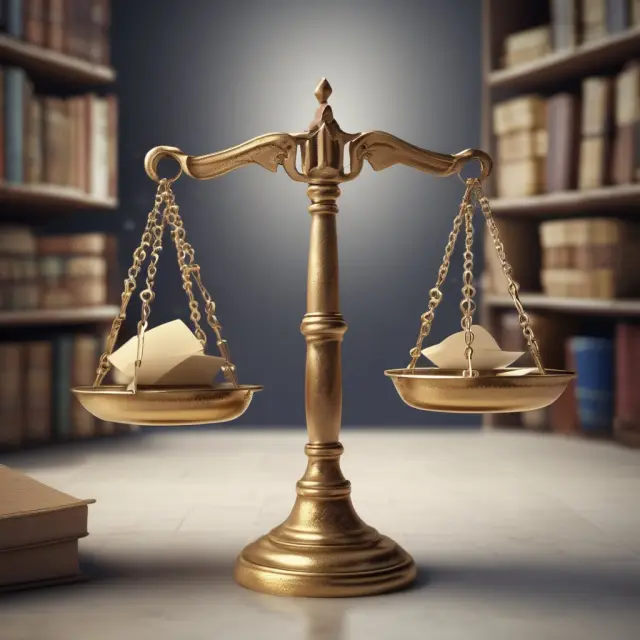 An intricately crafted scale with liquidated damages on one side and actual damages on the other, emphasizing their balance and fair representation of losses.