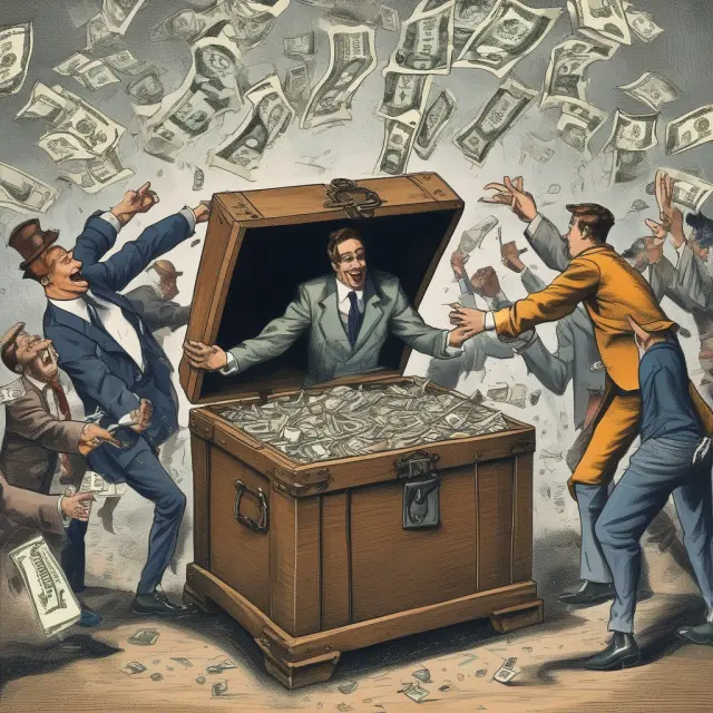 Shareholders celebrate in anticipation of a liquidating dividend distribution, while uncertainly affecting stock prices