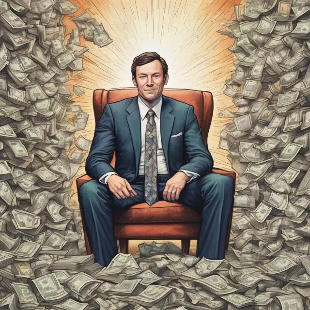 A Phoenix, symbolizing a venture capitalist, rising from company