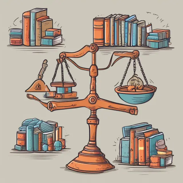 Four scales representing Market Value, Book Value, Liquidation Value, and Salvage Value in asset valuation.