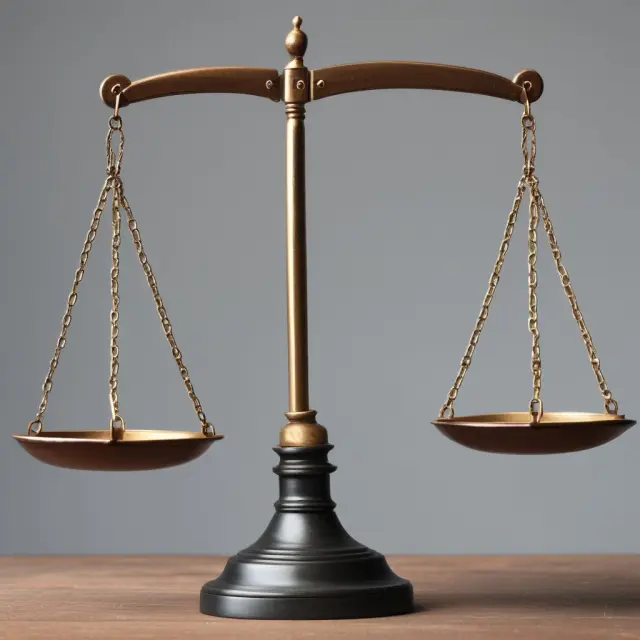 Image of a balanced scale with secured creditors