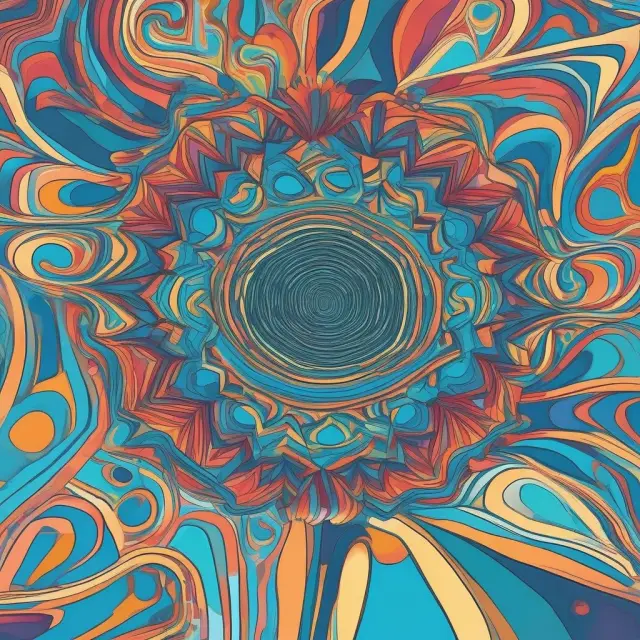 Stakeholders (Shareholder, Creditor, Customer) standing before a kaleidoscope that shows the intricate ripple effects of a company