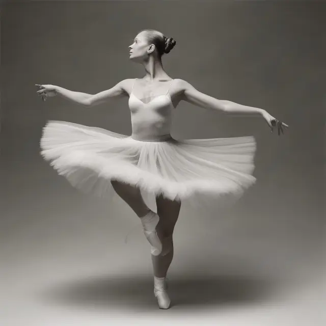 A ballerina gracefully dancing with the concepts of market and accounting liquidity, symbolizing their balance in the financial world.